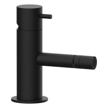 Baterie pentru bideu DANIEL Tokyo X, cu ventil, negru mat